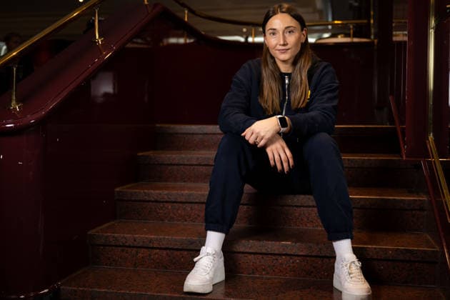 251128 Olivia Löfqvist of Sweden of the Swedish women s national handball team poses for a portrait at a press event during day 3 of the IHF Women™s World Championship on November 28, 2025 in Stuttgart Photo Emma Wallskog BILDBYRAN COP 320 EW0592 handball handball handball bbeng vm handball vm handbolls vm ihf handball world championship world handball championship 2025 world championship 2025 pressträff event meeting sverige sweden day 3 dam  Copyright: EMMAxWALLSKOG BB251128EW017