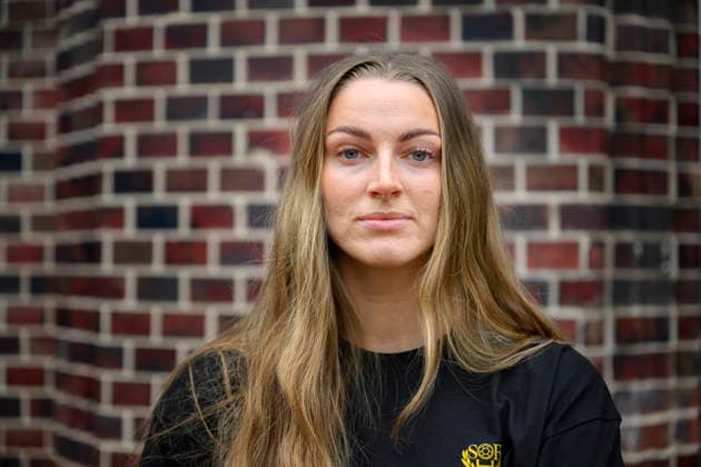 STUTTGART 20251128 Swedens Kristin Thorleifsdottir at a press conference during the Womens Handball World Cup in Stuttgart, Germany STUTTGART GERMANY x10070x  Copyright: xJessicaxGowx xTTx HANDBOLLS-VM 2025 PRESSTRÄFF