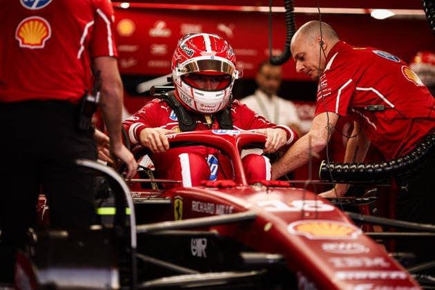 F1 - QATAR GRAND PRIX 2025 LECLERC Charles (mco), Scuderia Ferrari SF-25, portrait during the 2025 Formula 1 Qatar Grand Prix, 23th round of the 2025 FIA Formula One World Championship, WM, Weltmeisterschaft from November 28 to 30, 2025 on the Lusail International Circuit, in Lusail, Qatar -  Copyright: xEricxAlonsox