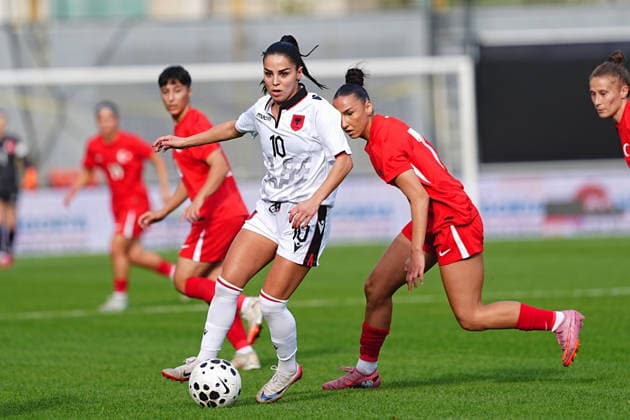 Football, Women, International match, Turkey - Albania