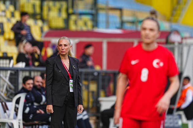 Turkiye v Albania - Friendly Match ISTANBUL, TURKIYE - NOVEMBER 28: Head coach Necla Gungor of Turkiye looks on during a friendly match at Esenyurt Necmi Kadioglu Stadium in Istanbul, Turkiye on November 28, 2025. Adem Kutucu Anadolu Istanbul Turkey. Editorial use only. Please get in touch for any other usage.  Copyright: x2025xAnadoluxAdemxKutucux