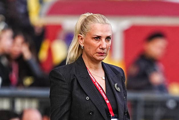Turkiye v Albania - Friendly Match ISTANBUL, TURKIYE - NOVEMBER 28: Head coach Necla Gungor of Turkiye looks on during a friendly match at Esenyurt Necmi Kadioglu Stadium in Istanbul, Turkiye on November 28, 2025. Adem Kutucu Anadolu Istanbul Turkey. Editorial use only. Please get in touch for any other usage.  Copyright: x2025xAnadoluxAdemxKutucux