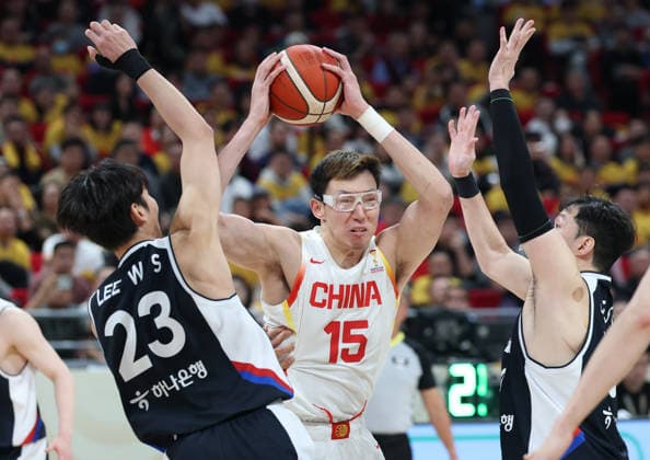 Basketball, World Championship Qualifier, China - South Korea