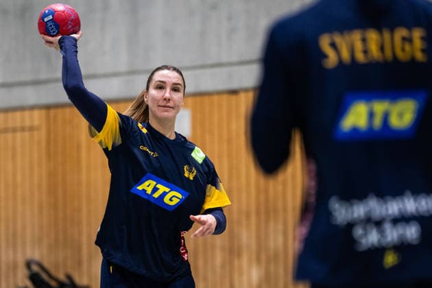 251128 Anna Lagerquist of the Swedish women s national handball team at a training session during the 2025 IHF World Women s Handball Championship on November 28, 2025 in Stuttgart Photo Emma Wallskog BILDBYRAN COP 320 EW0594 handball handboll handball bbeng vm handball vm handbolls vm ihf handball world championship world handball championship 2025 world championship 2025 träning practice training sverige sweden day 3 dam  Copyright: EMMAxWALLSKOG BB251128EW063