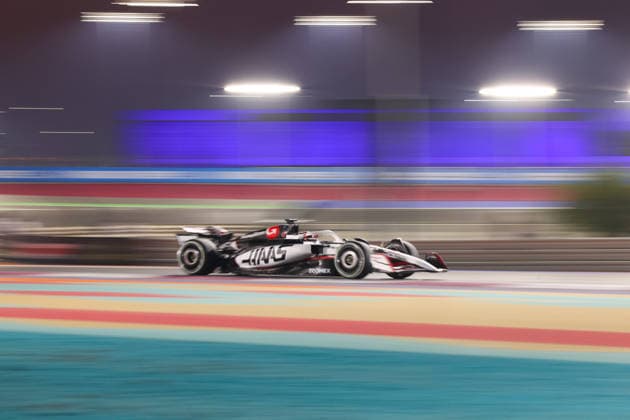 Esteban Ocon MoneyGram Haas F1 Team, 31 , Free Practice 1, FP1, Free Practice 1, QAT, Formula 1 World Championship, Qatar Grand Prix, Doha, Lusail, Lusail International Circuit, Friday, 28 11 2025 QTR, Formula 1 World Championship, Qatar Grand Prix, Doha, Lusail, Lusail International Circuit, Friday, 28 11 2025 Doha Copyright: xEibner-Pressefoto AnnikaxGrafx EP_AGF