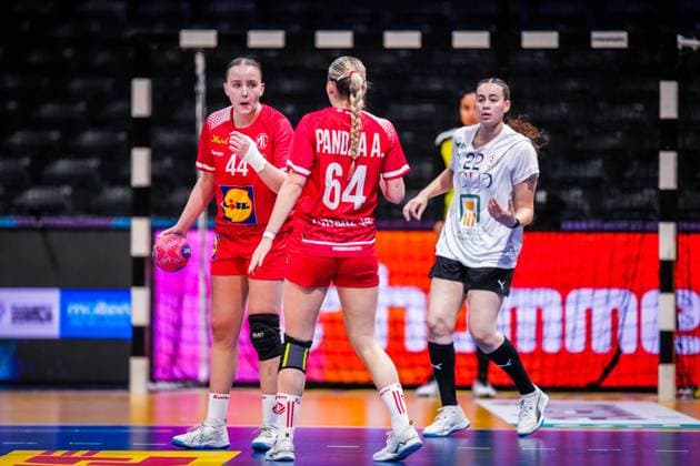 ROTTERDAM , 28-11-2025 , Rotterdam Ahoy , Womens World Championship, WM, Weltmeisterschaft Handball 2025 , match between Austria and Egypt , picture shows Austria player Nora Leitner Austria - Egypt (women)  x32232286x Copyright: