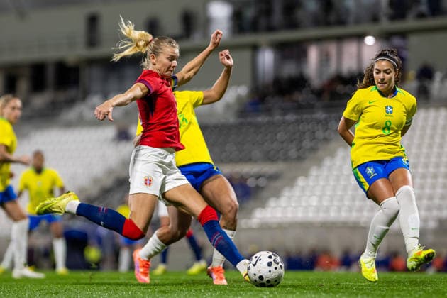 Football, Women, International match, Norway - Brazil