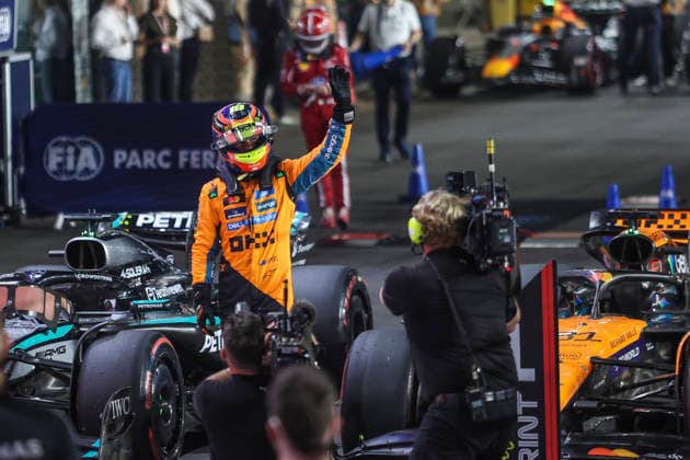 Formula1; Round23; Qatar Grand Prix; Qatar Oscar Piastri (AUS) - McLaren Formula 1 Team - MCL39 during Formula1 Qatar Airways Qatar Grand Prix on november 28., 2025 in Lusail International Circuit, Qatar Zsombor Toth Pole Position Sprint Lusail Lusail International Circuit Qatar