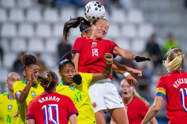 Private international Norway Brazil Cadiz, Spain 20251128 Norways Frida Maanum in the private international Norway Brazil at Estadio Ciudad de la Linea Photo Jorge Guerrero NTB Cadiz Spain EDITORIAL USE ONLY RESTRICTED USE FOR BETTING COMPANIES  Copyright: xJorgexGuerrerox xNTBx