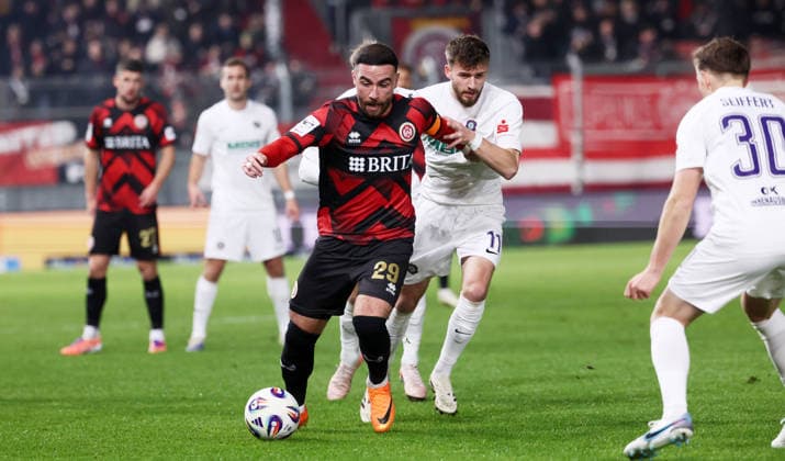 Football, 3rd League, SV Wehen Wiesbaden - Erzgebirge Aue