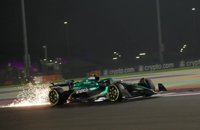 Formula 1 Qatar Airways Qatar Grand Prix 2025 28 11 2025, Losail International Circuit, Doha, Formula 1 Qatar Airways Qatar Grand Prix 2025 ,in the picture Fernando Alonso ESP , Aston Martin Aramco Cognizant Formula One Team nordphotoxGmbHx xBratic nph00250