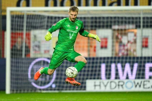 Football, 3rd division, FC Hansa Rostock, Goalkeeper Luca Unbehaun arrives from FC Emmen - Stock photos