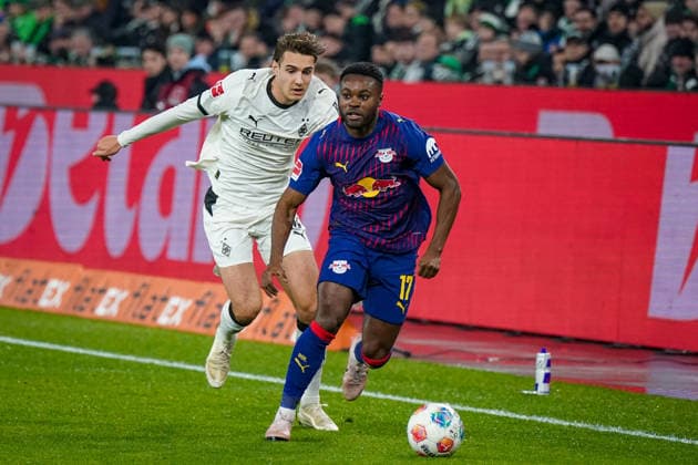 Germany Soccer Bundesliga 2025 26, 12 Matchday Borussia Mönchengladbach vs RB Leipzig Borussia Park Mönchengladbach Ridle Baku RB Leipzig, 17 Mönchengladbach North Rhine-Westphalia Germany Copyright: xJOERANxSTEINSIEKx