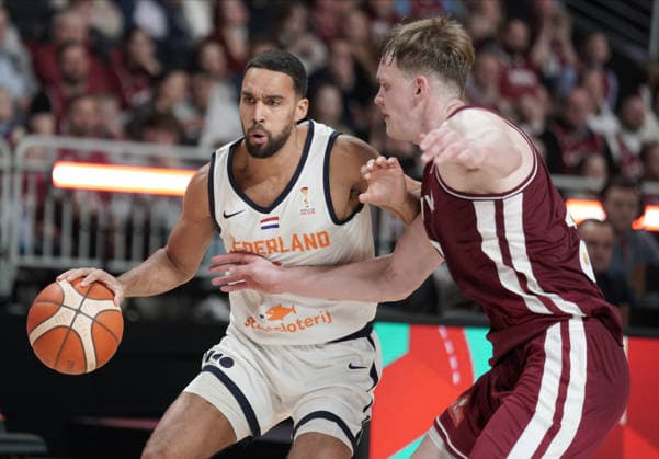 Basketball, World Championship Qualifier, Latvia - Netherlands
