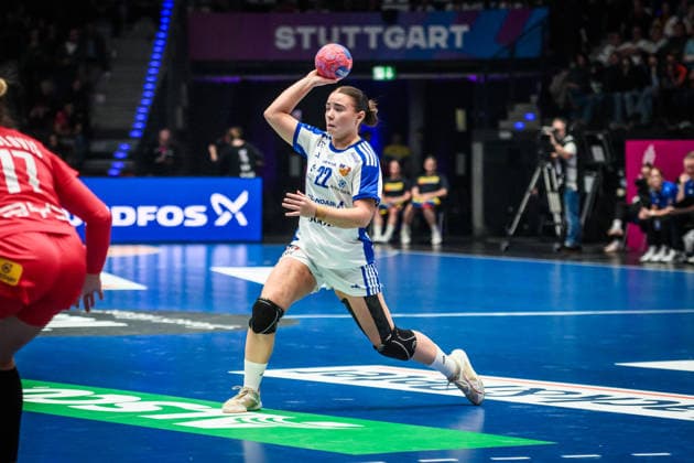 Elin Rosa Magnusdottir Iceland, 22 GER, Serbia Iceland, Handball World Championship, Preliminary Round, Group C, 28 11 2025 GER, Serbia Iceland, Handball World Championship, Preliminary Round, Group C, 28 11 2025 Stuttgart Copyright: xSandyxDinkelackerx EP_SDR