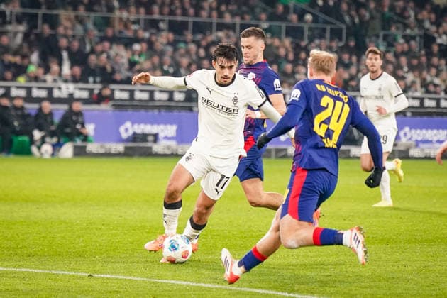 Germany Soccer Bundesliga 2025 26, 12 Matchday Borussia Mönchengladbach vs RB Leipzig Borussia Park Mönchengladbach Tim Kleindienst Borussia Mönchengladbach, 11 Mönchengladbach North Rhine-Westphalia Germany Copyright: xJOERANxSTEINSIEKx