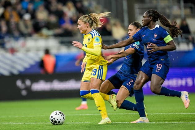 Football, Women, Nations League, Match for 3rd place, France - Sweden
