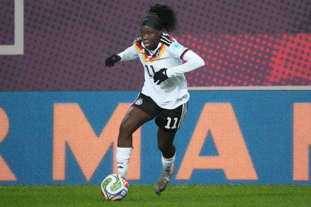 Nicole Anyomi Germany, 11 Kaiserslautern 28 11 2025 Germany vs Spain, Fritz Walter Stadion, Womens UEFA Nations League 2025, Final, First leg