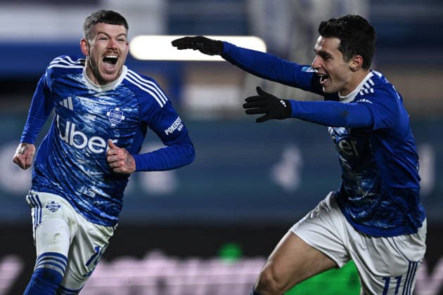 Db Como 28 11 2025 - campionato di calcio serie A Como-Sassuolo foto Daniele Buffa Image nella foto: esultanza gol Alberto Moreno 