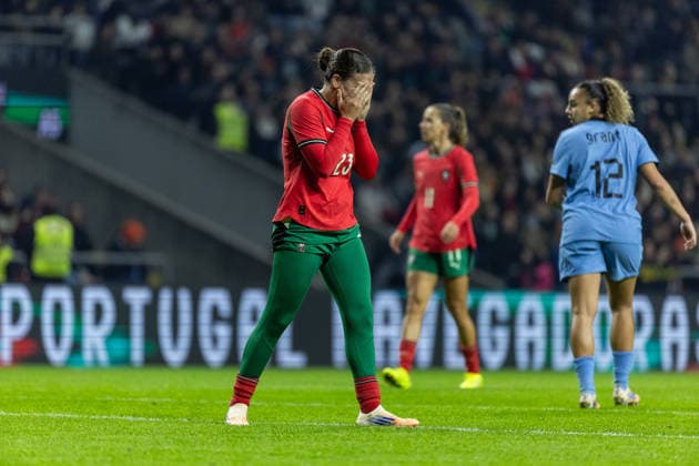 Telma Encarnacao ( Portugal National Womens Team ) in action during the match between Portugal National Womens team and Netherlands National Womens team, friendly preparation game at Estadio Municipal de Braga on 28 November 2025. Braga Estadio Municipal de Braga Braga Portugal Copyright: xIMAGOx xPRIMExSPORTSxIMAGESx xFILIPExOLIVEIRAx