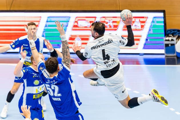 28 11 2025, GER, Handball, Men, Season 25 26, Daikin 1 Bl, 14 Matchday, ThSV Eisenach THW Kiel Domagoj Duvnjak THW Kiel 99817 Eisenach Werner Assmann Halle Am Sportp Thueringen Germany
