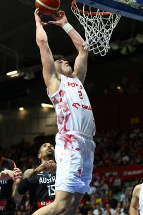 2025.11.28 Gdynia Koszykowka Kwalifikacje do Mistrzostw Swiata 2027 Polska - Austria N z Szymon Zapala Foto Piotr Matusewicz PressFocus 2025.11.28 Gdynia Basketball Poland - Austria Szymon Zapala Credit: Piotr Matusewicz PressFocus NEWSPIX.PL --- newspix.pl 