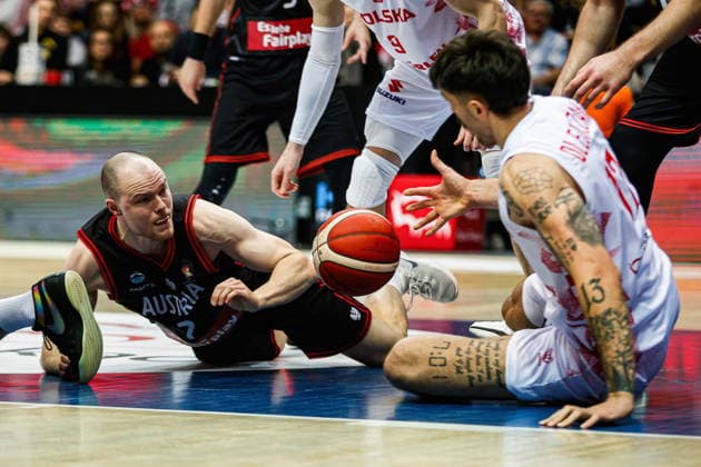 GDYNIA 28.11.2025 KWALIFIKACJE DO MISTRZOSTW SWIATA QUATAR 2027 MEZCZYZN MECZ: POLSKA - AUSTRIA WORLD CUP EUROPEAN QUALIFIERS QUATAR 2027 MENS GAME NZ Sebastian Andreas Kaferle , FOT. KRZYSZTOF POLACZYK 058SPORT.PL NEWSPIX.PL --- newspix.pl 