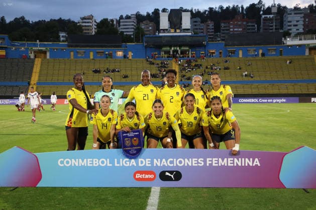 FBL CONMEBOL NATIONS LEAGUE ECUADOR VS VENEZUELA Quito, Friday, November 28, 2025 Match between Ecuador and Venezuela Femenino, for the 3rd date of the Conmebol Nations League, qualifier for the Womens World Cup, at the Estadio Olimpico Atahualpa Photos API Rolando Enriquez Quito Pichincha Ecuador Copyright: xROLANDOxENRIQUEZx