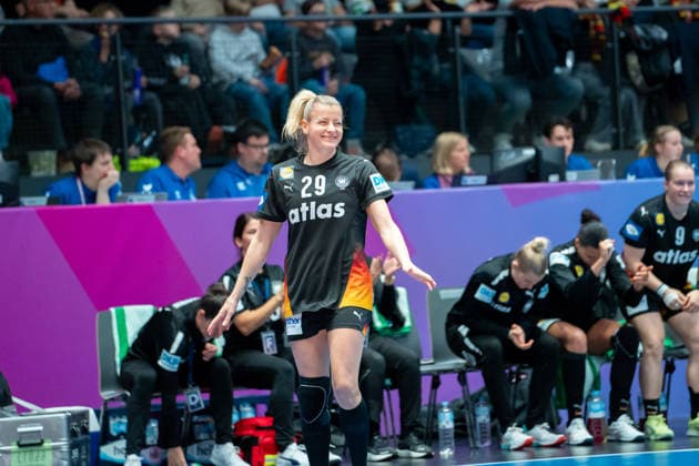 Handball I Women I World Championship I Preliminary round I 2 Matchday I Uruguay Germany I 28 11 2025 Antje Döll 29, Germany Stuttgart Porsche Arena Baden Württemberg Germany Copyright: xLobeca MaxxPetershansx