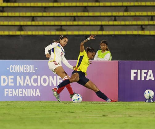 FBL CONMEBOL NATIONS LEAGUE ECUADOR VS VENEZUELA Quito, Friday, November 28, 2025 Match between Ecuador and Venezuela Femenino, for the 3rd date of the Conmebol Nations League, qualifier for the Womens World Cup, at the Estadio Olimpico Atahualpa Photos API Rolando Enriquez Quito Pichincha Ecuador Copyright: xROLANDOxENRIQUEZx