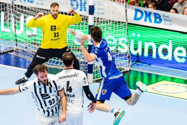 28 11 2025, GER, Handball, Men, Season 25 26, Daikin 1 Bl, 14 Matchday, ThSV Eisenach THW Kiel Stephan Seitz ThSV Eisenach,44 99817 Eisenach Werner Assmann Halle Am Sportp Thueringen Germany