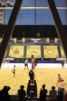Match action from Queen & King Of The Court, Volleyball Crown Series at the Crystal Palace National Sports Centre, London, United Kingdom on 28 November 2025. Copyright: xJoshuaxSmithx 44320020