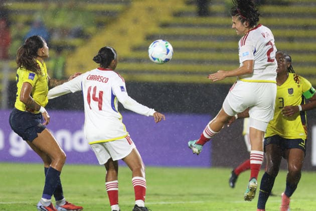 FBL CONMEBOL NATIONS LEAGUE ECUADOR VS VENEZUELA Quito, Friday, November 28, 2025 Match between Ecuador and Venezuela Femenino, for the 3rd date of the Conmebol Nations League, qualifier for the Womens World Cup, at the Estadio Olimpico Atahualpa Photos API Rolando Enriquez Quito Pichincha Ecuador Copyright: xROLANDOxENRIQUEZx