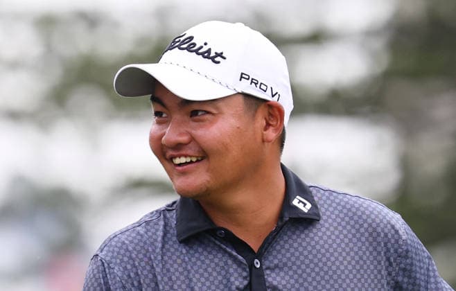 GOLF AUSTRALIAN PGA, Golf Herren New Zealand s Kazuma Kobori during Round 3 of the Australian PGA Championship at Royal Queensland Golf Club in Brisbane, Saturday, November 29, 2025. ( NO ARCHIVING, EDITORIAL USE ONLY BRISBANE QUEENSLAND AUSTRALIA  Copyright: xx 20251129156681502933