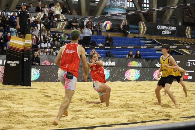 Harry Jones during the Queen & King Of The Court, Volleyball Crown Series at the Crystal Palace National Sports Centre, London, United Kingdom on 28 November 2025. Copyright: xJoshuaxSmithx 44320047