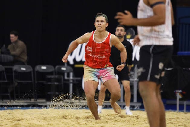 Harry Jones during the Queen & King Of The Court, Volleyball Crown Series at the Crystal Palace National Sports Centre, London, United Kingdom on 28 November 2025. Copyright: xJoshuaxSmithx 44320051