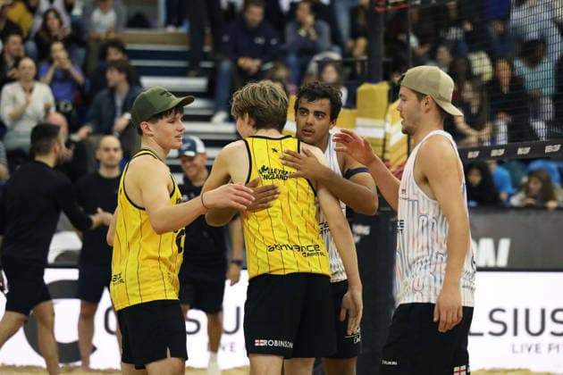 Enrique Bello during the Queen & King Of The Court, Volleyball Crown Series at the Crystal Palace National Sports Centre, London, United Kingdom on 28 November 2025. Copyright: xJoshuaxSmithx 44320053