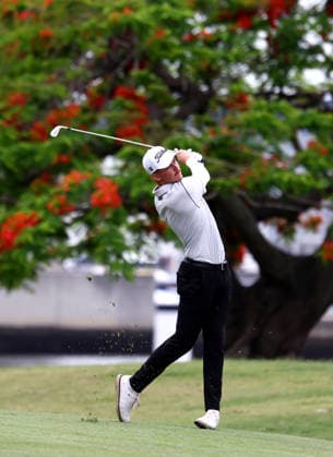 GOLF AUSTRALIAN PGA, Golf Herren New Zealand s Daniel Hillier on the 5th hole during Round 3 of the Australian PGA Championship at Royal Queensland Golf Club in Brisbane, Saturday, November 29, 2025. ( NO ARCHIVING, EDITORIAL USE ONLY BRISBANE QUEENSLAND AUSTRALIA  Copyright: xx 20251129147403009126