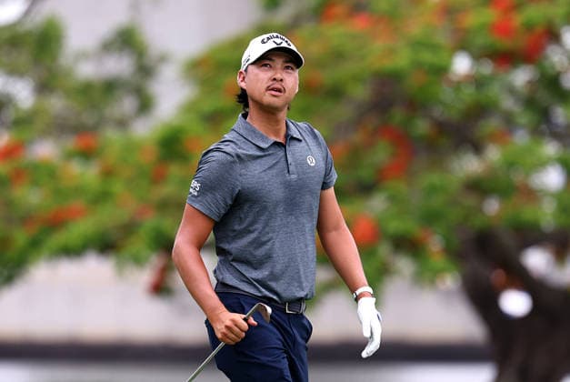 GOLF AUSTRALIAN PGA, Golf Herren Australia s Min Woo Lee on the 5th hole during Round 3 of the Australian PGA Championship at Royal Queensland Golf Club in Brisbane, Saturday, November 29, 2025. ( NO ARCHIVING, EDITORIAL USE ONLY BRISBANE QUEENSLAND AUSTRALIA  Copyright: xx 20251129113056434606