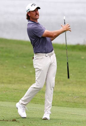 GOLF AUSTRALIAN PGA, Golf Herren Australia s Anthony Quayle plays a shot on the 5th hole during Round 3 of the Australian PGA Championship at Royal Queensland Golf Club in Brisbane, Saturday, November 29, 2025. ( NO ARCHIVING, EDITORIAL USE ONLY BRISBANE QUEENSLAND AUSTRALIA  Copyright: xx 20251129149147684320