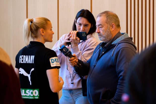 Handball, Women Germany Press conference Ludwigsburg Forum am Schlosspark Baden Württemberg Germany