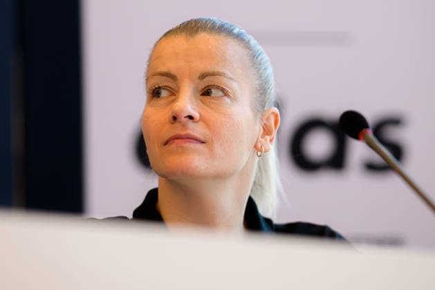 Handball, Women Germany Press conference Antje Döll Doell Germany Ludwigsburg Forum am Schlosspark Baden Württemberg Germany