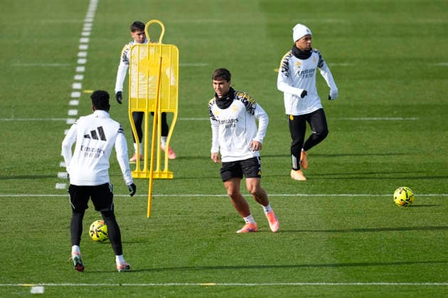 Football, Spain, Real Madrid, Training