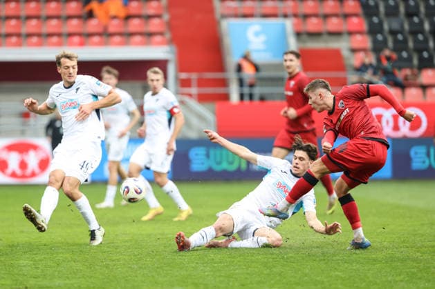 3 Liga FC Ingolstadt 04 TSG Hoffenheim II Goal chance missed Gustav Christensen 24, FCI Erlein Luca 24 TSG Lührs Yannik 49 TSG 3 Liga FC Ingolstadt 04 Season 2025 2026 TSG Hoffenheim II