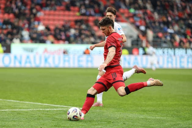 3 Liga FC Ingolstadt 04 TSG Hoffenheim II Goal chance missed Linus Rosenlöcher 19, FCI 3 Liga FC Ingolstadt 04 Season 2025 2026 TSG Hoffenheim II