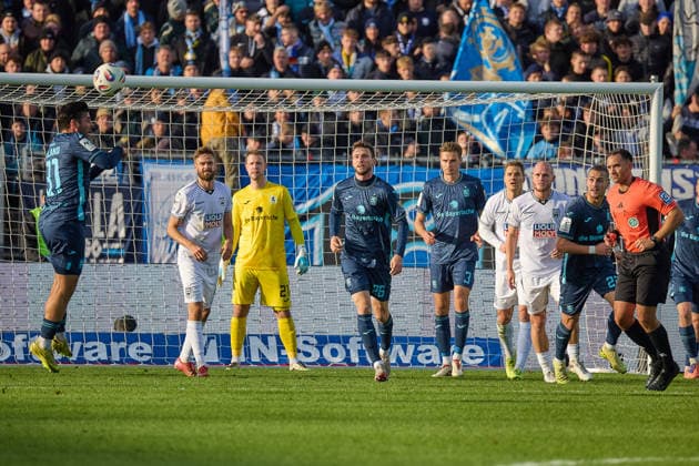 Kevin Volland TSV 1860 Muenchen, 31 clears SSV Ulm 1846 corner kick GER, SSV Ulm 1846 vs TSV 1860 Muenchen, Football, Men, 3 Liga, Matchday 16, Match 2025 2026, 29 11 2025 DFL, DFB regulations prohibit any use of photographs as image sequences and or quasi video GER, SSV Ulm 1846 vs TSV 1860 Muenchen, Football, Men, 3 Liga, Matchday 16, Match 2025 2026, 29 11 2025 Ulm Copyright: xEibner-Pressefoto GeraldxOelze-dexStoppanyx EP_ODS
