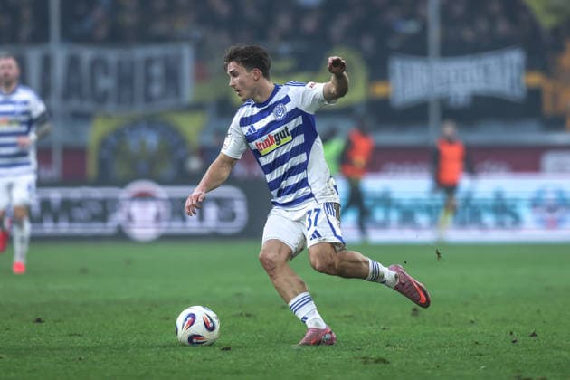 Sports, football, 3 league season 2025 2026 16 matchday MSV Duisburg Alemannia Aachen 29 11 2025, schauinsland reisen arena Patrick Sussek MSV Duisburg, 37 Duisburg schauinsland reisen arena North Rhine-Westphalia Germany