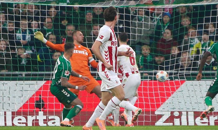 Germany Soccer Bundesliga 2025 26, 8 Matchday SV Werder Bremen vs 1 FC Köln Weserstadion Stadion Bremen Marco Friedl SV Werder Bremen, 32 Bremen Copyright: xAymanxAlahmedx