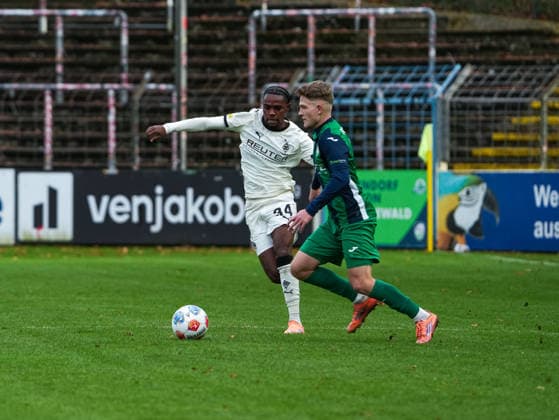 Football, RL West, FC Gütersloh - Borussia Mönchengladbach II