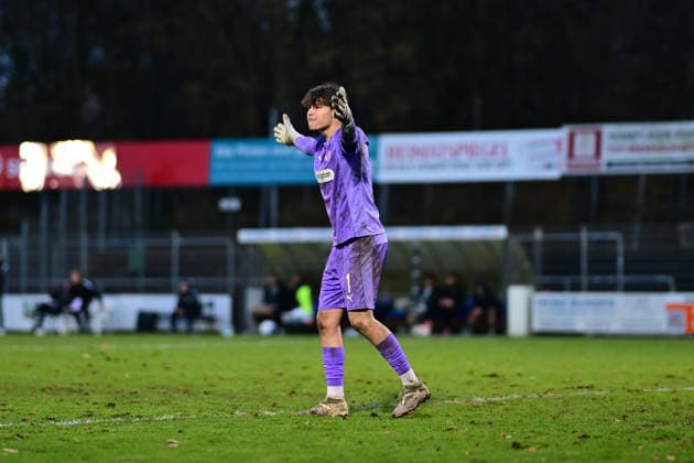 Soccer I Men I Season 2025 2026 I Regionalliga Nord I 21 Matchday I FC St Pauli II VfB Lübeck I 29 11 2025 Melvin Christian Witte 1, FC St Pauli II Norderstedt Edmund Plambeck Stadion, Ochsenzoller Str 58 22848 Norderstedt Schleswig Holstein Germany Copyright: xLobeca FelixxSchlikisx